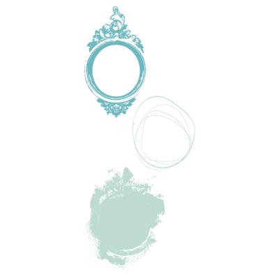 Sizzix by 49 and Market Stempel - Artsy Regal Frame